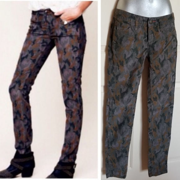 FREE PEOPLE Camo corduroy skinny jeans - Picture 3 of 4